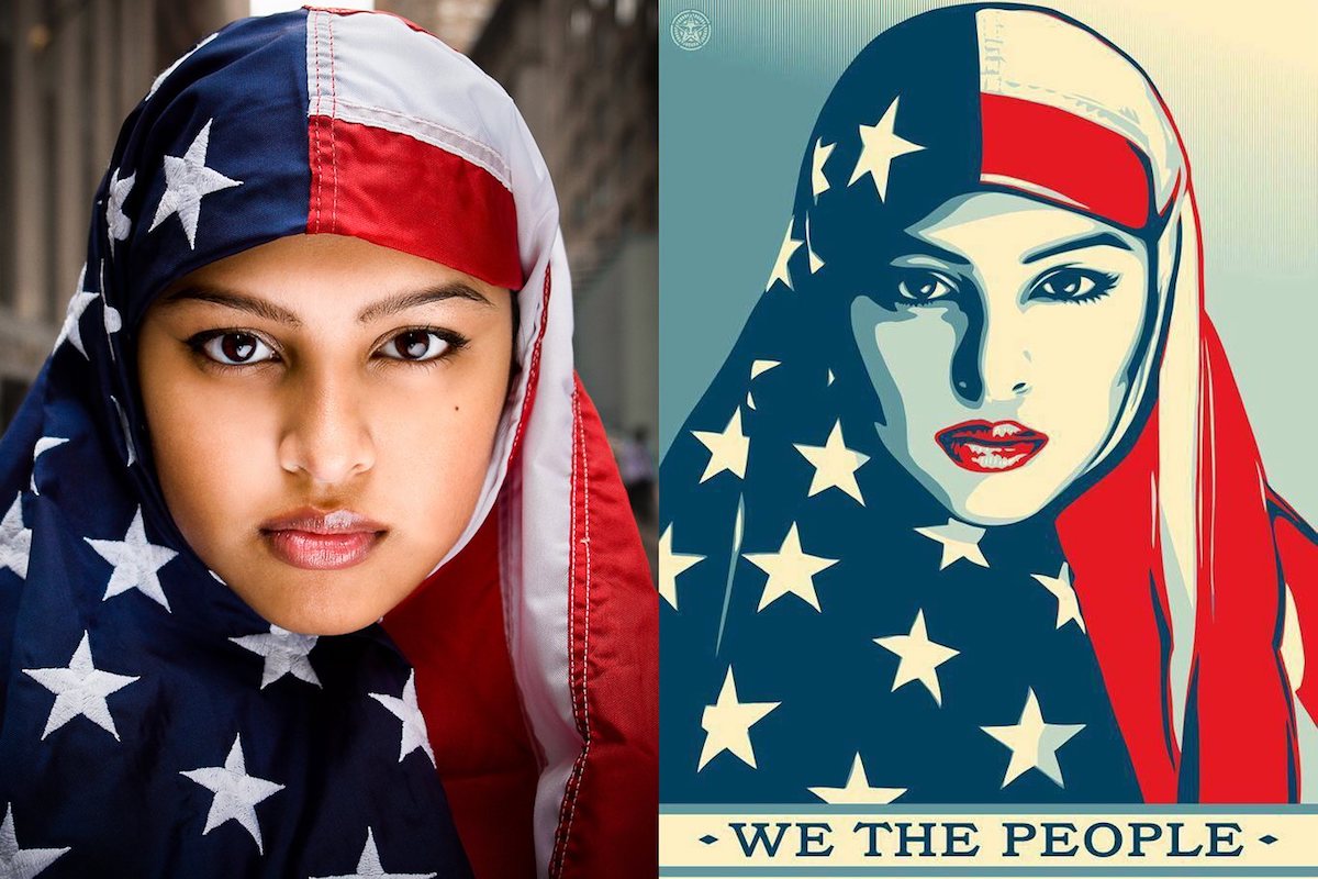 Munira Ahmed, Shepard Fairey, American Muslims, African American Politics, KOLUMN Magazine, KOLUMN