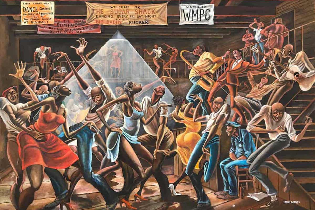 Ernie Barnes, African American Art, African American Artist, Black Art, Black Artist, KOLUMN Magazine, KOLUMN, KINDR'D Magazine, KINDR'D, Willoughby Avenue, WRIIT, Wriit,