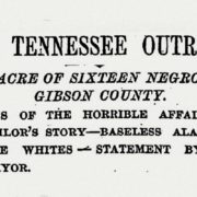 The Tennessee Outrage, Gibson County Jail, KOLUMN Magazine, KOLUMN, KINDR'D Magazine, KINDR'D, Willoughby Avenue, Wriit,
