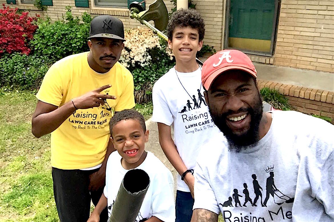 These Black Men Are Spreading Love in Their Community in the Most Wonderful Way