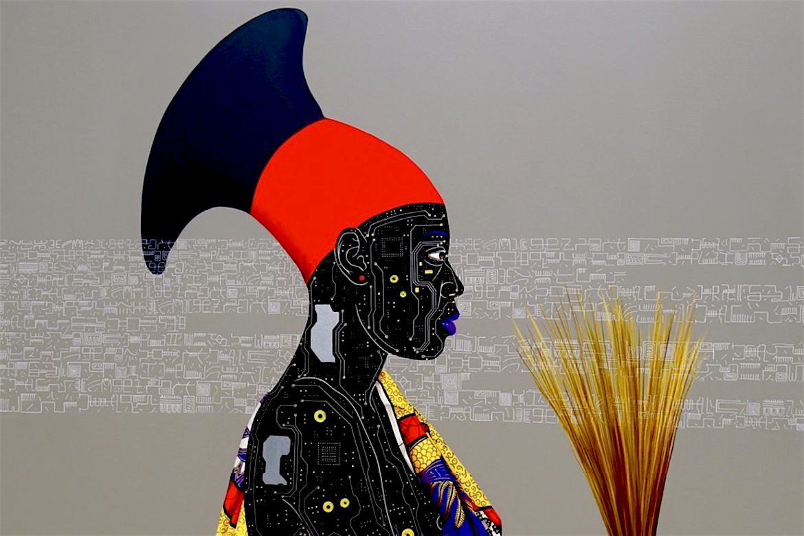 One Of The Most Exciting Young African Artists Today, Eddy Kamuanga Ilunga At October Gallery