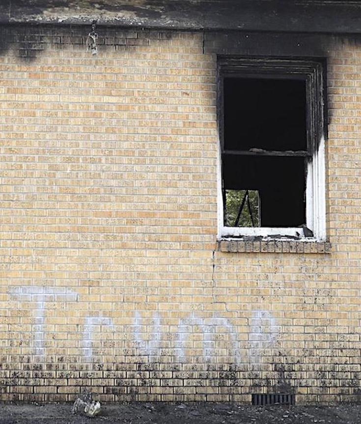 Member Charged in Arson of Black Church With ‘Vote Trump’ Scrawled on Side – The New York Times