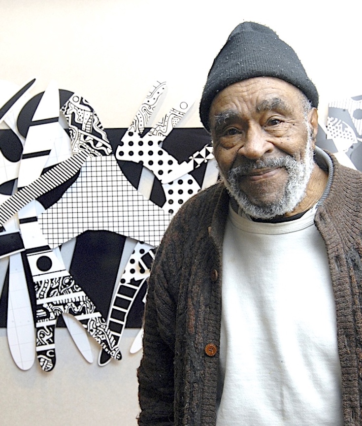 Renowned Detroit artist Charles McGee, 92, designs 11-story mural – Michigan Radio