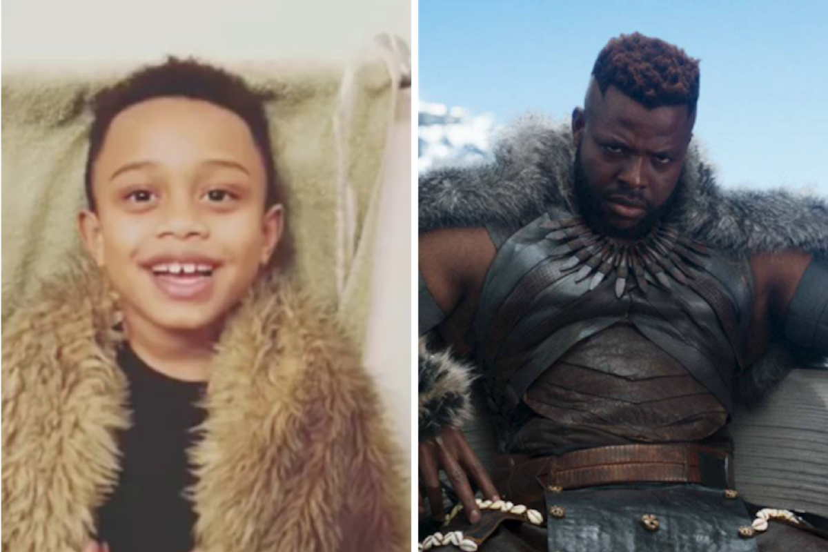 7-year-old ‘Black Panther’ fan surprised with a message from M’Baku actor Winston Duke | ABC News