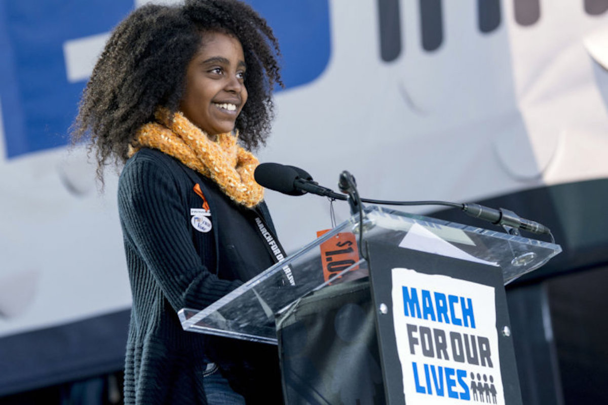 The 11-year-old who galvanised a global movement at the March for Our Lives | The Guardian