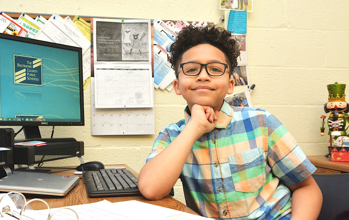Face of the Week: Triston Mitchell of Middlesex Elementary School | BCPS.org