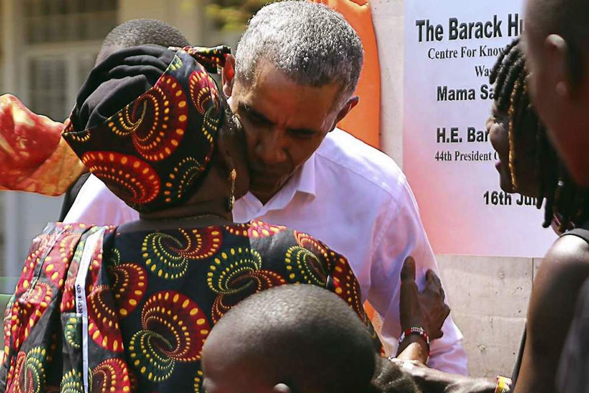 Obama makes first visit to Kenya since leaving office in support of sister’s foundation | The Independent