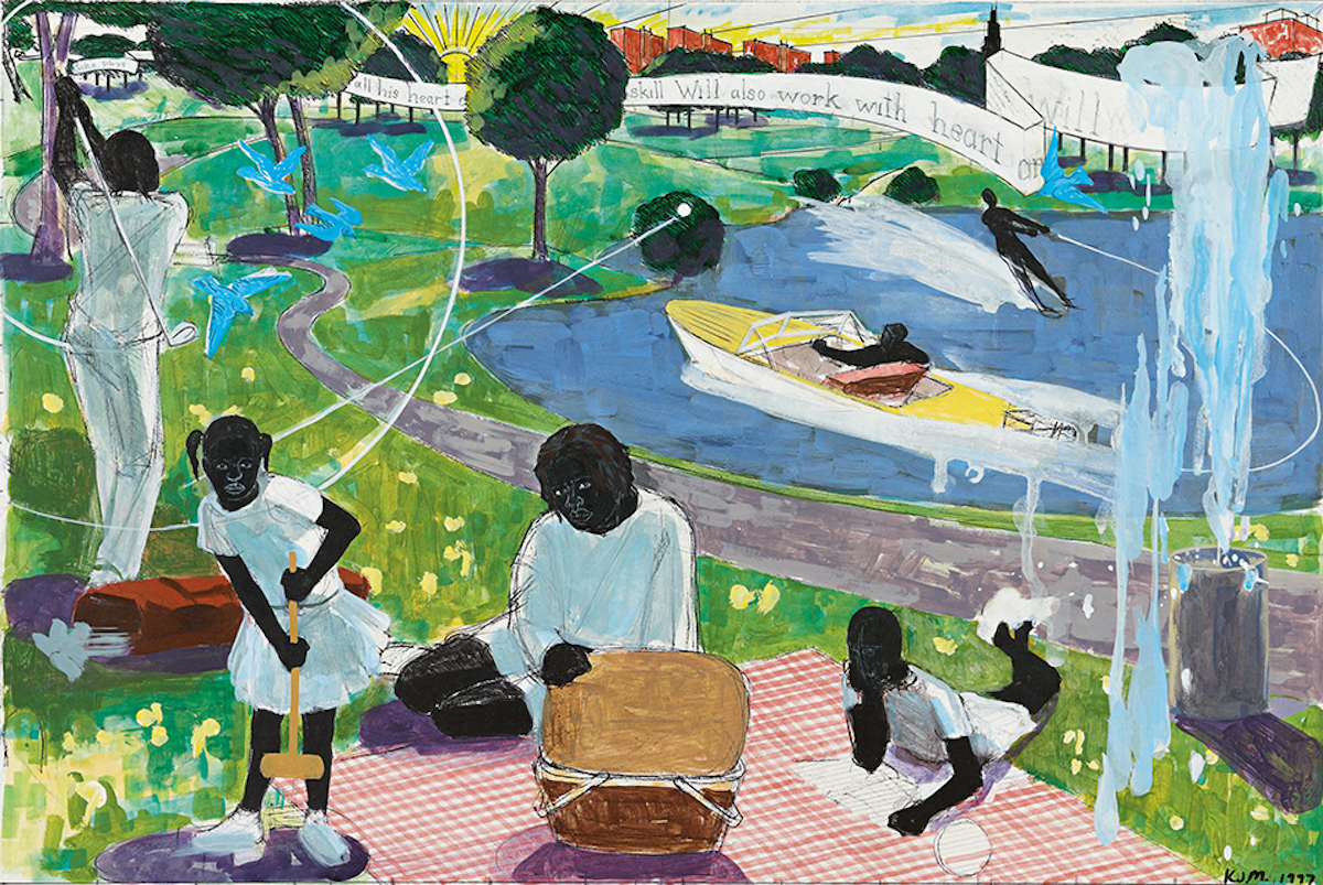 Record Kerry James Marshall ‘Study’ tops Sotheby’s $31 million Contemporary Curated auction in New York | ArtDaily.org