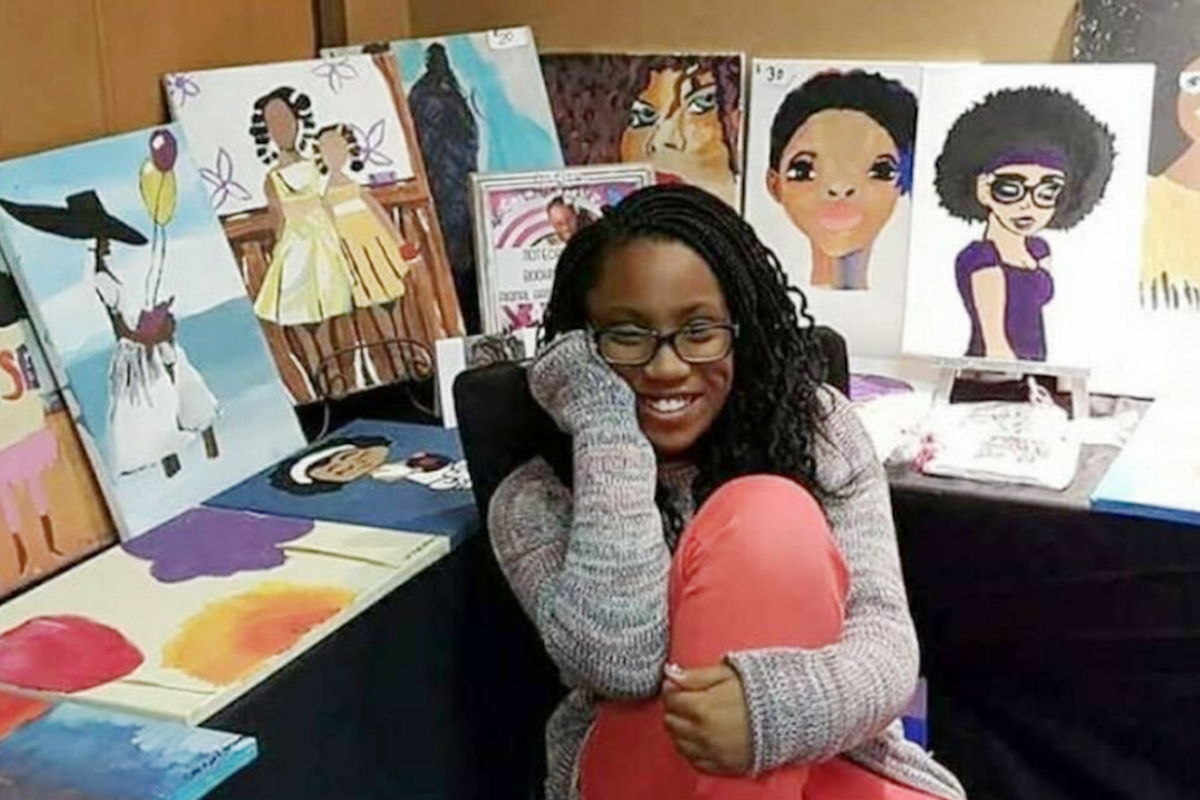 She’s sold 500 paintings and written a children’s book. She’s 13. | The News & Observer