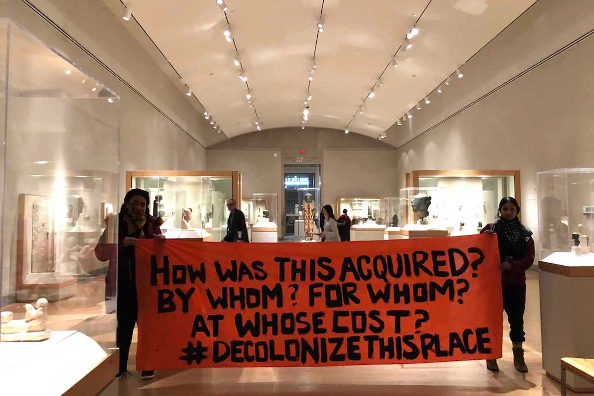 Decolonize This Place Demands Repatriation of “Imperial Plunder” at the Brooklyn Museum | Hyperallergic