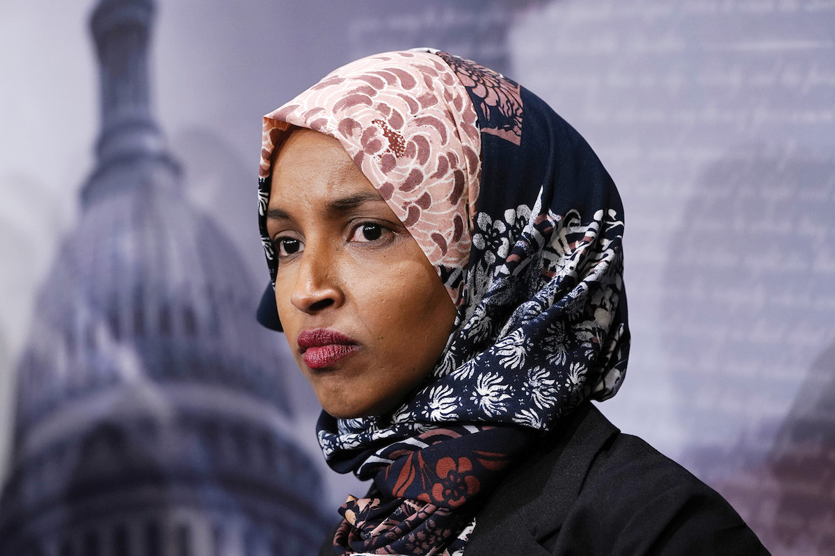 Poster tying Rep. Ilhan Omar to 9/11 attack sparks angry confrontation in W.Va. Capitol | USA Today