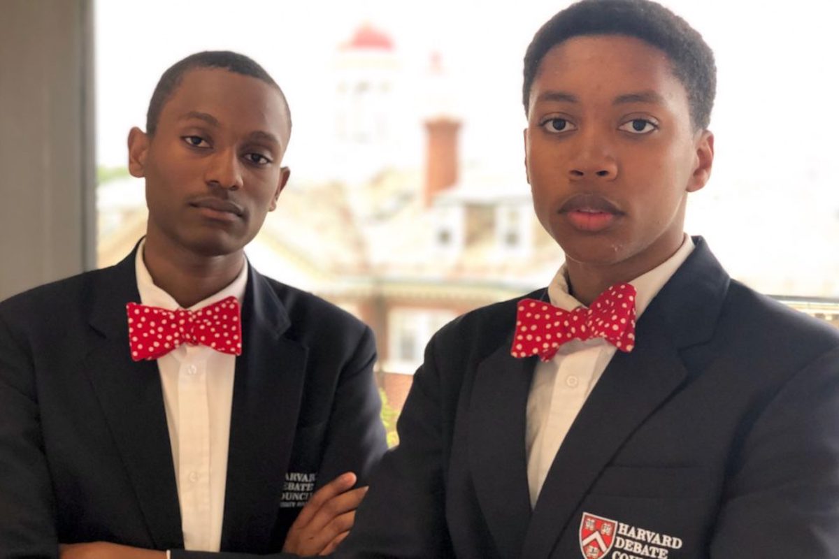 Two African American High School Boys Make History at Harvard Debate | Black Enterprise