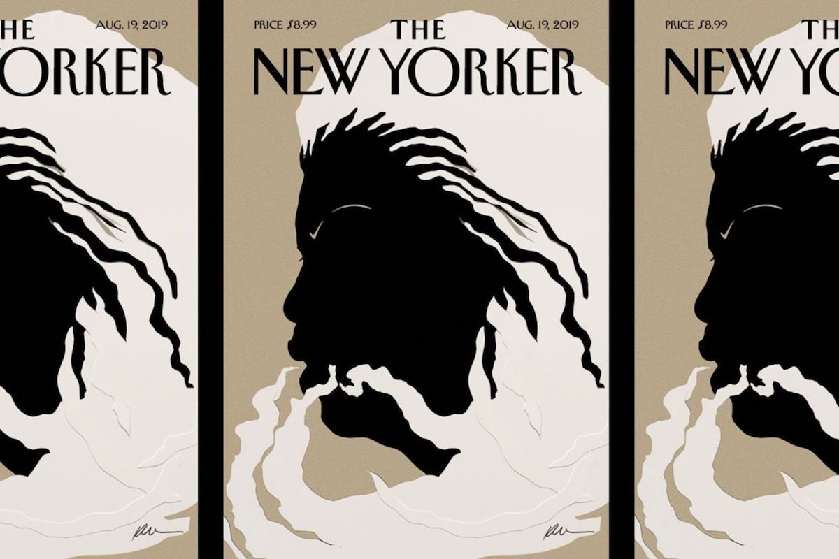 Kara Walker made a portrait of Toni Morrison for the cover of The New Yorker. | Artsy