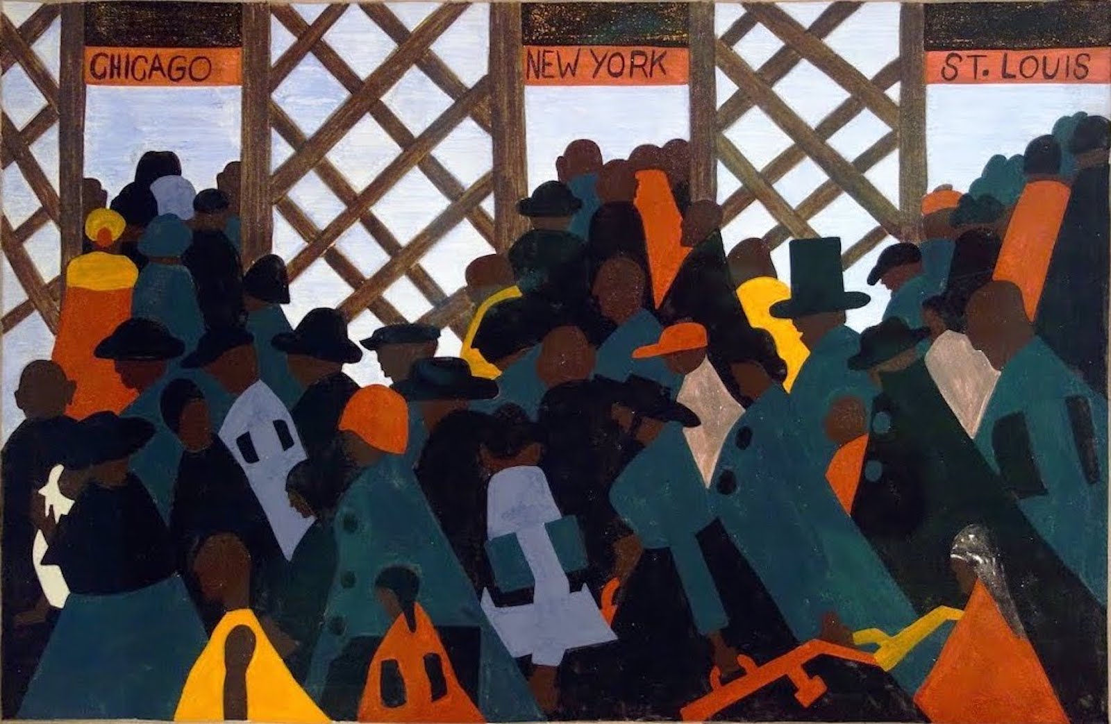 How Jacob Lawrence Captured the African American Experience With ‘The Migration Series’ | My Modern Met