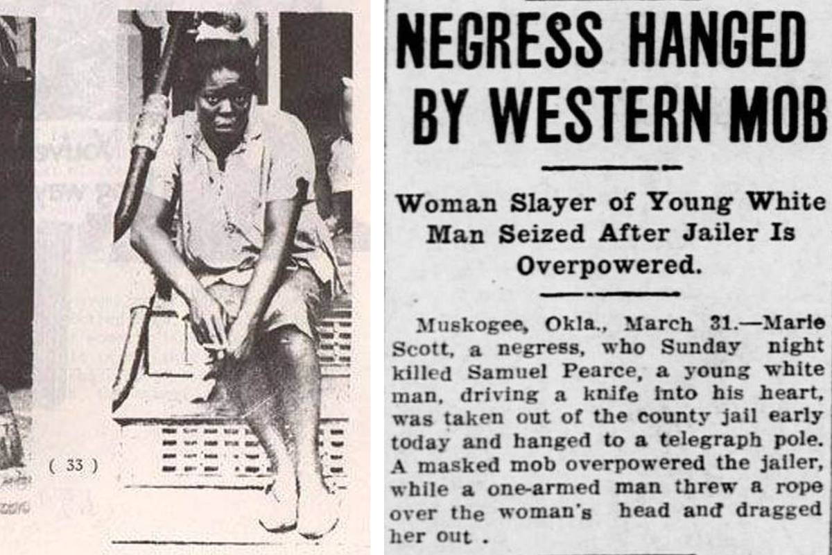 Marie Scott Lynched in Wagoner County, Oklahoma | Equal Justice Initiative