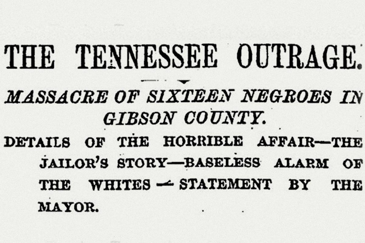 [Aug 26, 1874] Sixteen Black Men Kidnapped from Tennessee Jail and Lynched | EJI, Equal Justice Initiative