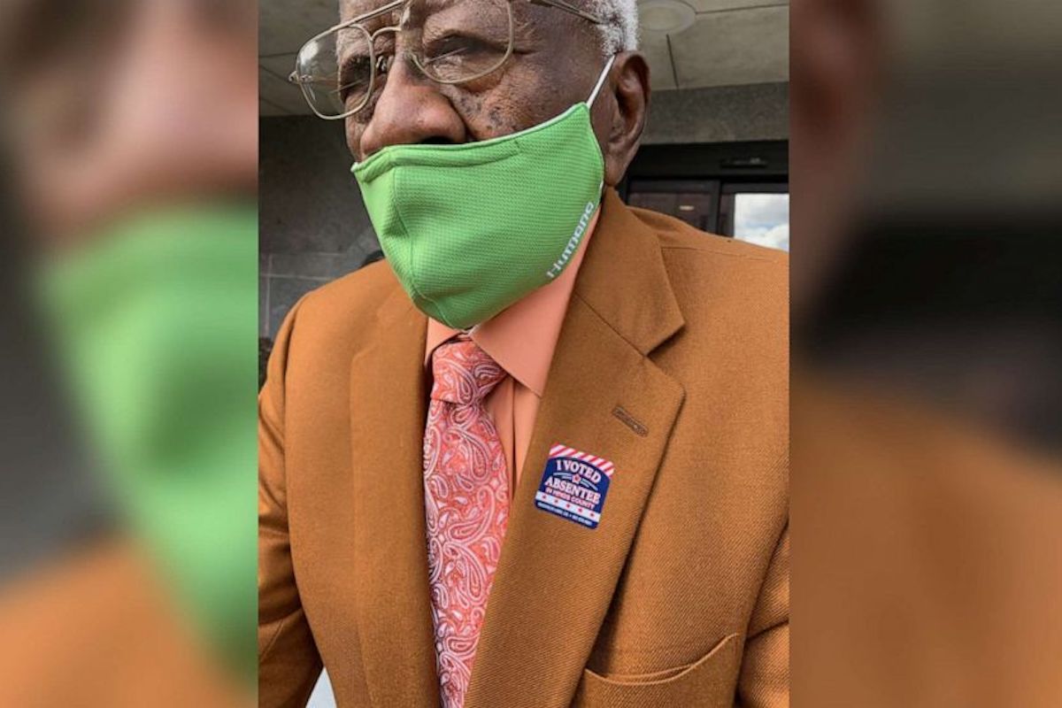 99-year-old Mississippi man born on a plantation votes in election | ABC News