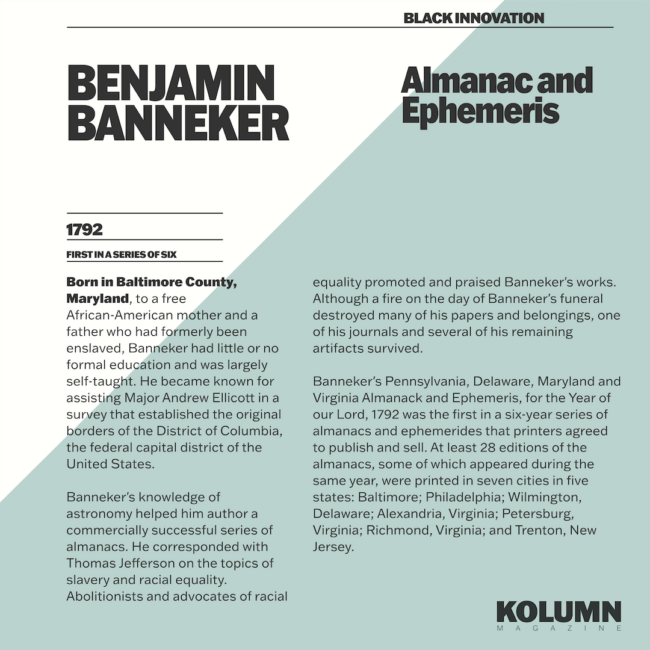 Benjamin Banneker, Black Inventors, Black Inventions, African American Inventors, African American Inventors, African American Newspaper, Black Newspaper, African American Magazine, Black Magazine, African American History, Black History, African American Wealth, Black Wealth, African American Health, Black Health, African American Economics, Black Economics, KOLUMN Magazine, KOLUMN Books, KINDR'D Magazine, Black Lives, Black Lives Matter, African American Art, Black Art, African American Politics, Black Politics, African American City, Black City, African American People, Black People, Allegory, Segregation, Racism, Reparations