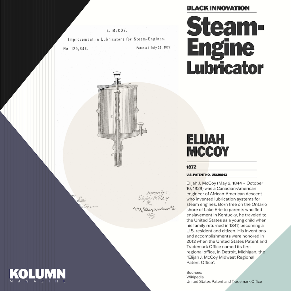 Elijah McCoy, Black Inventors, Black Inventions, African American Inventors, African American Inventors, African American Newspaper, Black Newspaper, African American Magazine, Black Magazine, African American History, Black History, African American Wealth, Black Wealth, African American Health, Black Health, African American Economics, Black Economics, KOLUMN Magazine, KOLUMN Books, KINDR'D Magazine, Black Lives, Black Lives Matter, African American Art, Black Art, African American Politics, Black Politics, African American City, Black City, African American People, Black People, Allegory, Segregation, Racism, Reparations
