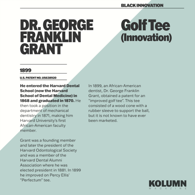 George Franklin Grant, Black Inventors, Black Inventions, African American Inventors, African American Inventors, African American Newspaper, Black Newspaper, African American Magazine, Black Magazine, African American History, Black History, African American Wealth, Black Wealth, African American Health, Black Health, African American Economics, Black Economics, KOLUMN Magazine, KOLUMN Books, KINDR'D Magazine, Black Lives, Black Lives Matter, African American Art, Black Art, African American Politics, Black Politics, African American City, Black City, African American People, Black People, Allegory, Segregation, Racism, Reparations