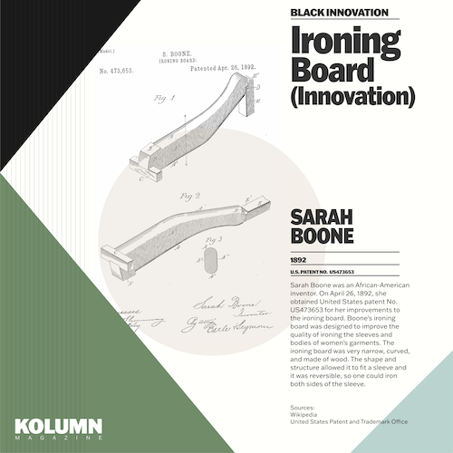 Sarah Boone, Black Inventors, Black Inventions, African American Inventors, African American Inventors, African American Newspaper, Black Newspaper, African American Magazine, Black Magazine, African American History, Black History, African American Wealth, Black Wealth, African American Health, Black Health, African American Economics, Black Economics, KOLUMN Magazine, KOLUMN Books, KINDR'D Magazine, Black Lives, Black Lives Matter, African American Art, Black Art, African American Politics, Black Politics, African American City, Black City, African American People, Black People, Allegory, Segregation, Racism, Reparations