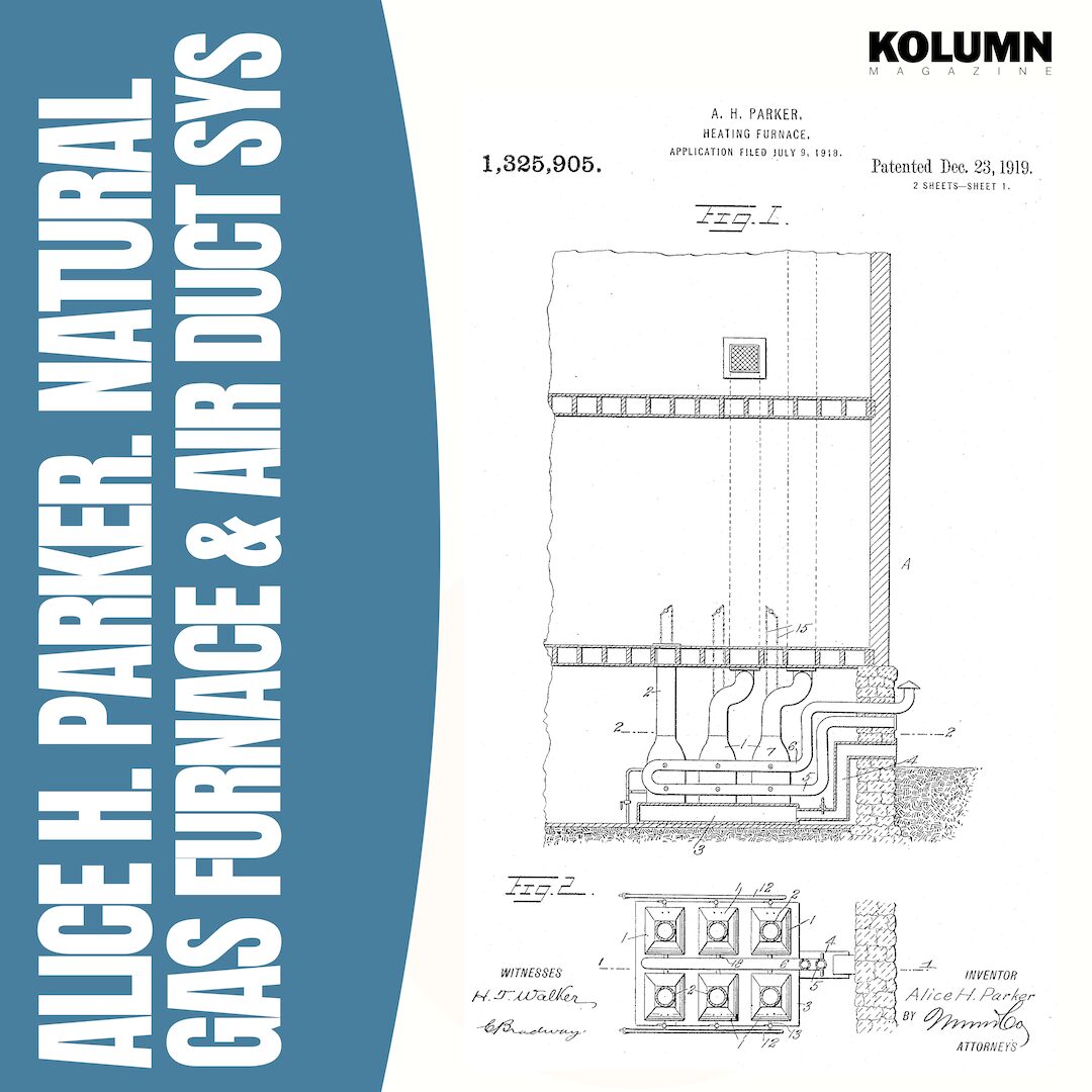 Alice H. Parker, Alice Parker, U.S. Patent No. 1325905, KOLUMN, African American News, Black News, African American Journalism, Black Journalism, African American History, Black History, African American Art, Black Art, African American Music, Black Music, African American Wealth, Black Wealth, African American Education, Black Education, Historic Black University or College, HBCU