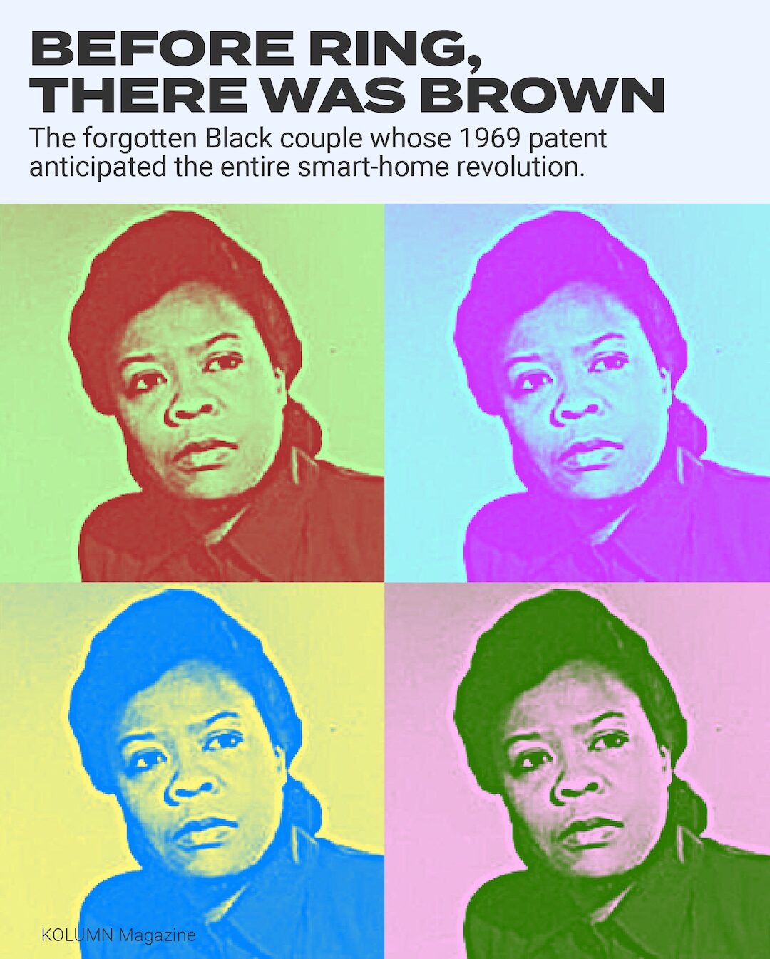 Marie Van Brittan Brown, Albert Brown, Home Security System Utilizing Television Surveillance, Black Innovators, Black Inventors, American Politics, Black Politics, KOLUMN Magazine, KOLUMN, African American News, Black News, African American Journalism, Black Journalism, African American History, Black History, African American Art, Black Art, African American Music, Black Music, African American Wealth, Black Wealth, African American Education, Black Education, Historic Black University or College, HBCU