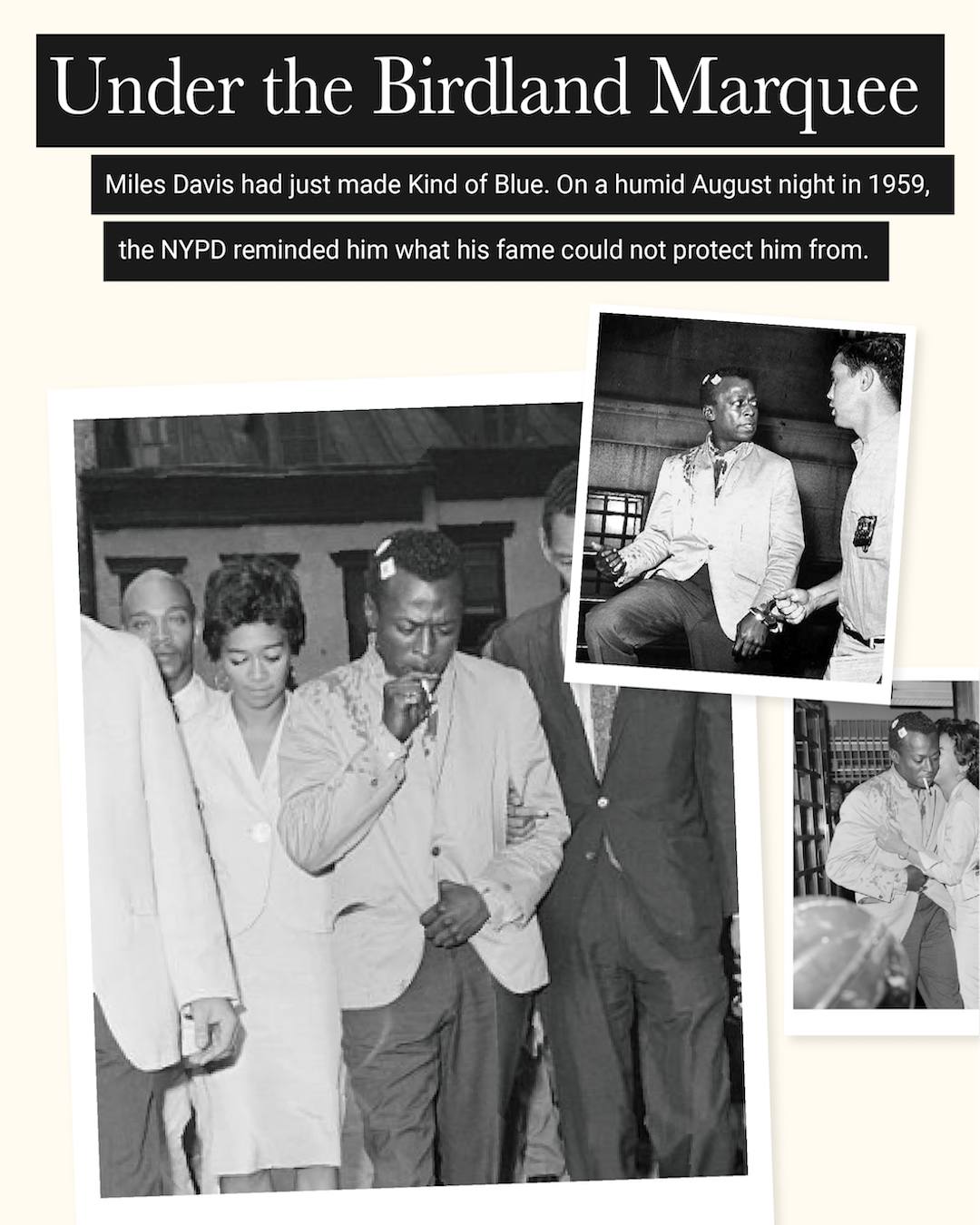 Miles Davis, Miles Davis assault, American Film, Black Film, African American Politics, Black Politics, KOLUMN Magazine, KOLUMN, African American News, Black News, African American Journalism, Black Journalism, African American History, Black History, African American Art, Black Art, African American Music, Black Music, African American Wealth, Black Wealth, African American Education, Black Education, Historic Black University or College, HBCU