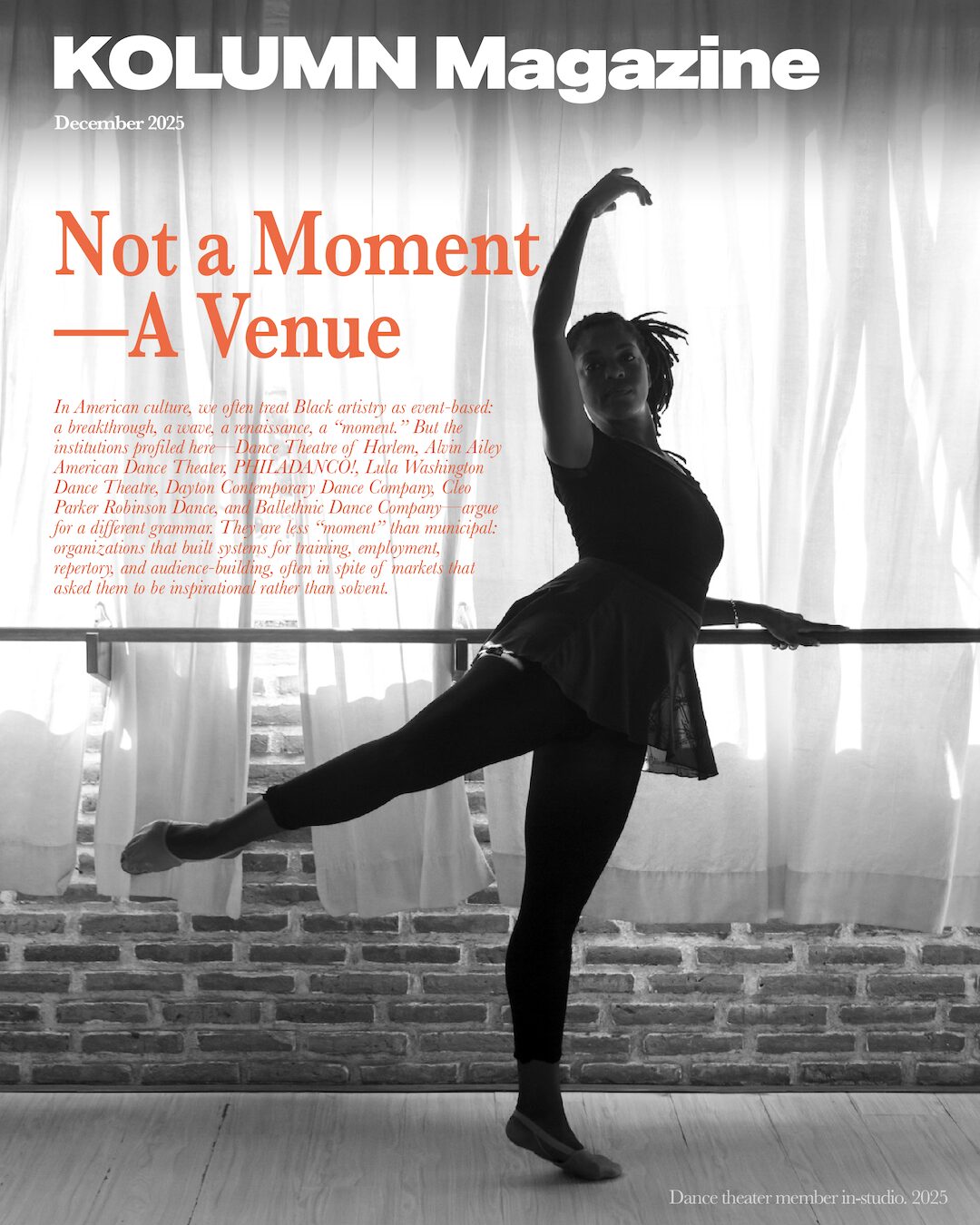 Dance Theatre of Harlem, Alvin Ailey American Dance Theater, PHILADANCO!, Lula Washington Dance Theatre, Dayton Contemporary Dance Company, Cleo Parker Robinson Dance, and Ballethnic Dance Company, KOLUMN, African American News, Black News, African American Journalism, Black Journalism, African American History, Black History, African American Art, Black Art, African American Music, Black Music, African American Wealth, Black Wealth, African American Education, Black Education, Historic Black University or College, HBCU