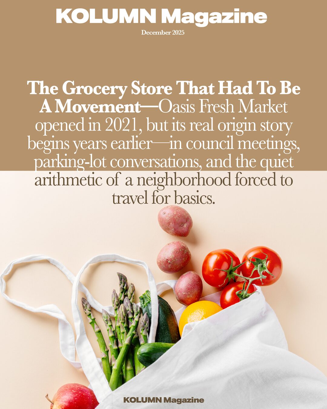 Food Desert, Oasis Fresh Market, Tulsa, KOLUMN, African American News, Black News, African American Journalism, Black Journalism, African American History, Black History, African American Art, Black Art, African American Music, Black Music, African American Wealth, Black Wealth, African American Education, Black Education, Historic Black University or College, HBCU