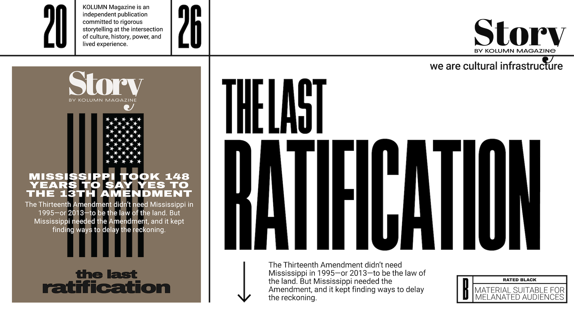 13th Amendment, Mississippi, Mississippi Politics, KOLUMN, African American News, Black News, African American Journalism, Black Journalism, African American History, Black History, African American Art, Black Art, African American Music, Black Music, African American Wealth, Black Wealth, African American Education, Black Education, Historic Black University or College, HBCU