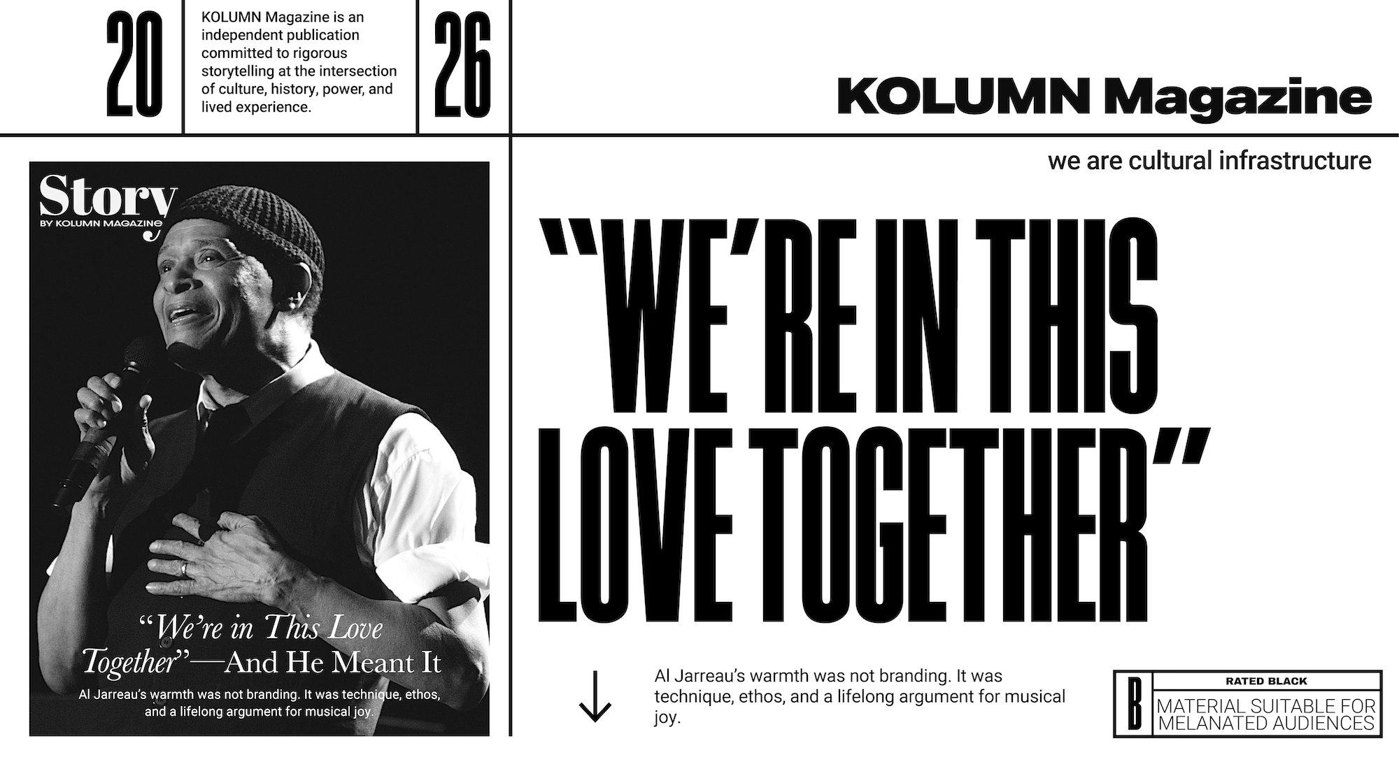 Al Jarreau, KOLUMN, African American News, Black News, African American Journalism, Black Journalism, African American History, Black History, African American Art, Black Art, African American Music, Black Music, African American Wealth, Black Wealth, African American Education, Black Education, Historic Black University or College, HBCU