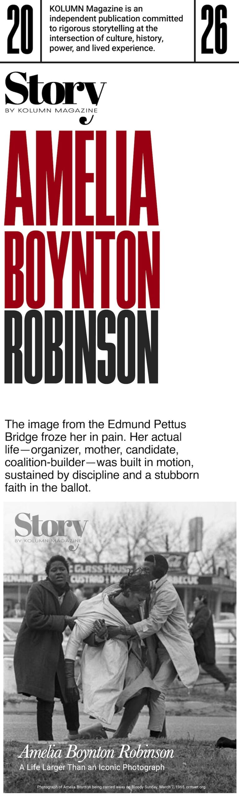 Amelia Boynton Robinson, KOLUMN, African American News, Black News, African American Journalism, Black Journalism, African American History, Black History, African American Art, Black Art, African American Music, Black Music, African American Wealth, Black Wealth, African American Education, Black Education, Historic Black University or College, HBCU