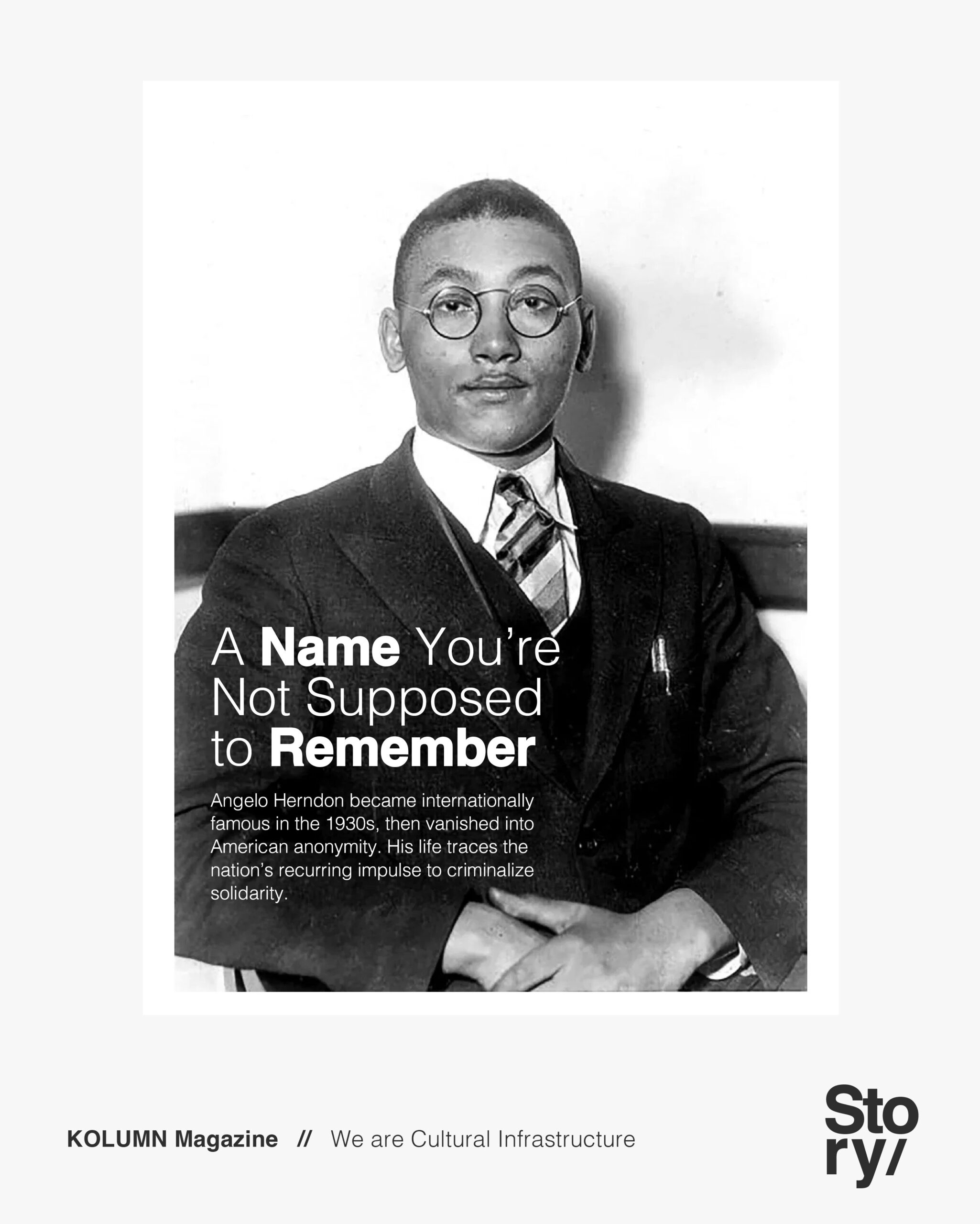 Angelo Herndon, KOLUMN, African American News, Black News, African American Journalism, Black Journalism, African American History, Black History, African American Art, Black Art, African American Music, Black Music, African American Wealth, Black Wealth, African American Education, Black Education, Historic Black University or College, HBCU