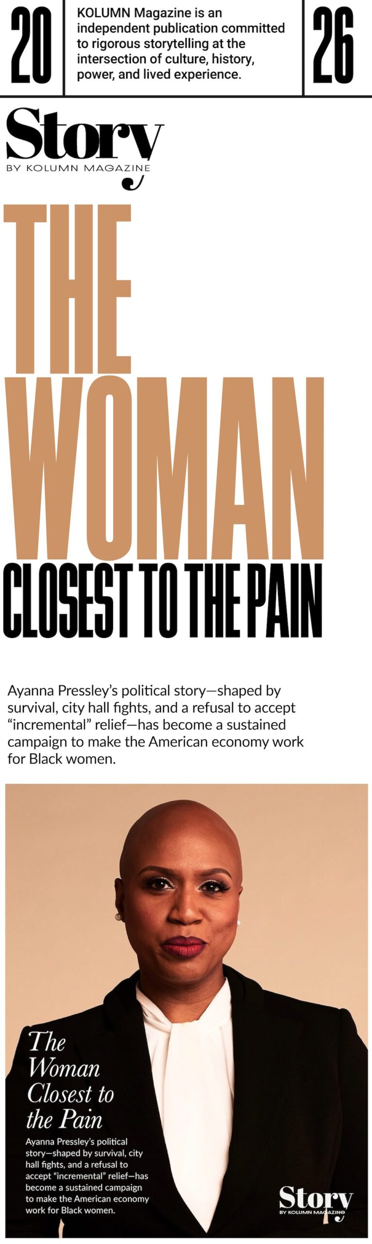 Ayanna Pressley, The Woman Closest To The Pain, KOLUMN, African American News, Black News, African American Journalism, Black Journalism, African American History, Black History, African American Art, Black Art, African American Music, Black Music, African American Wealth, Black Wealth, African American Education, Black Education, Historic Black University or College, HBCU