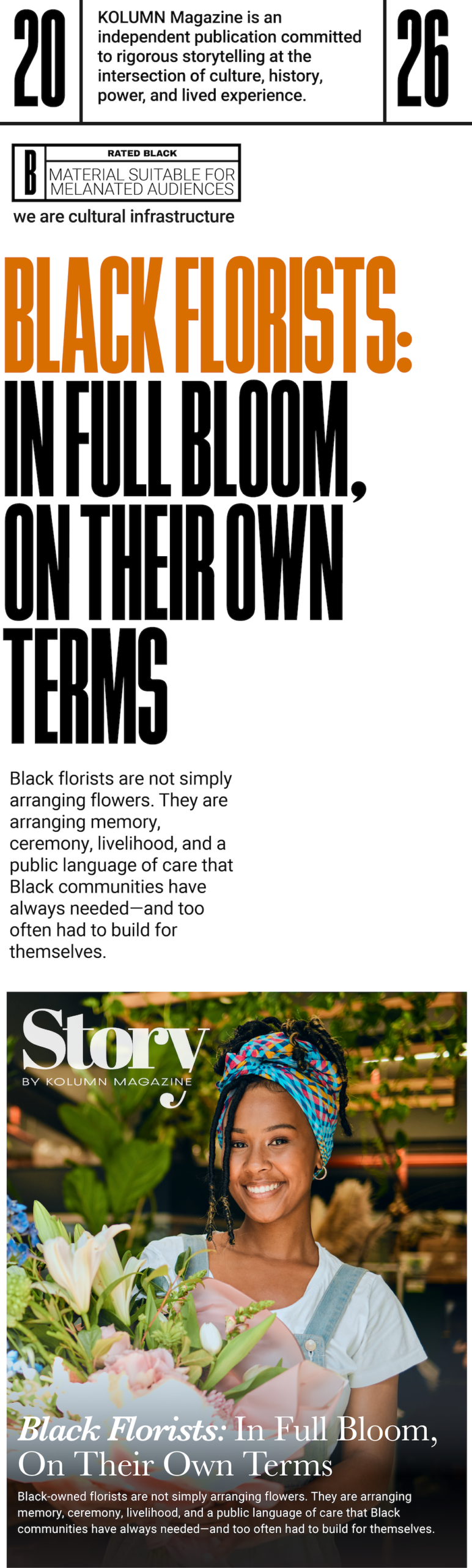 Black Florists, KOLUMN, African American News, Black News, African American Journalism, Black Journalism, African American History, Black History, African American Art, Black Art, African American Music, Black Music, African American Wealth, Black Wealth, African American Education, Black Education, Historic Black University or College, HBCU