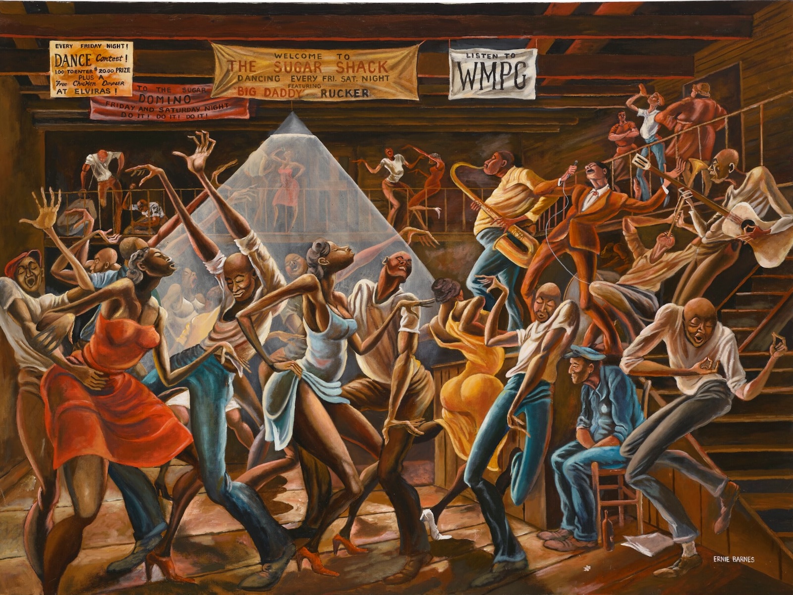 Ernie Barnes, KOLUMN, African American News, Black News, African American Journalism, Black Journalism, African American History, Black History, African American Art, Black Art, African American Music, Black Music, African American Wealth, Black Wealth, African American Education, Black Education, Historic Black University or College, HBCU