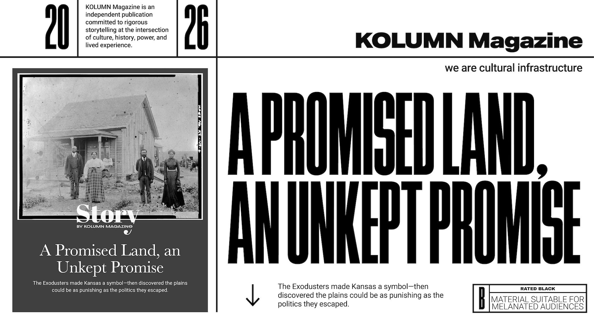 Exodusters, Black Migration, African American Migration, KOLUMN, African American News, Black News, African American Journalism, Black Journalism, African American History, Black History, African American Art, Black Art, African American Music, Black Music, African American Wealth, Black Wealth, African American Education, Black Education, Historic Black University or College, HBCU