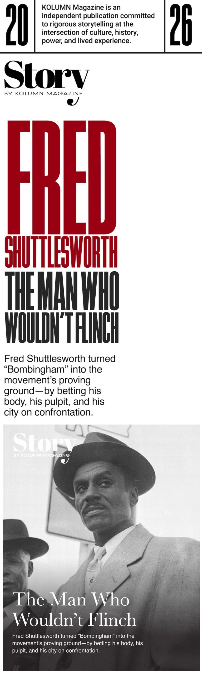 Fred Shuttlesworth, KOLUMN, African American News, Black News, African American Journalism, Black Journalism, African American History, Black History, African American Art, Black Art, African American Music, Black Music, African American Wealth, Black Wealth, African American Education, Black Education, Historic Black University or College, HBCU