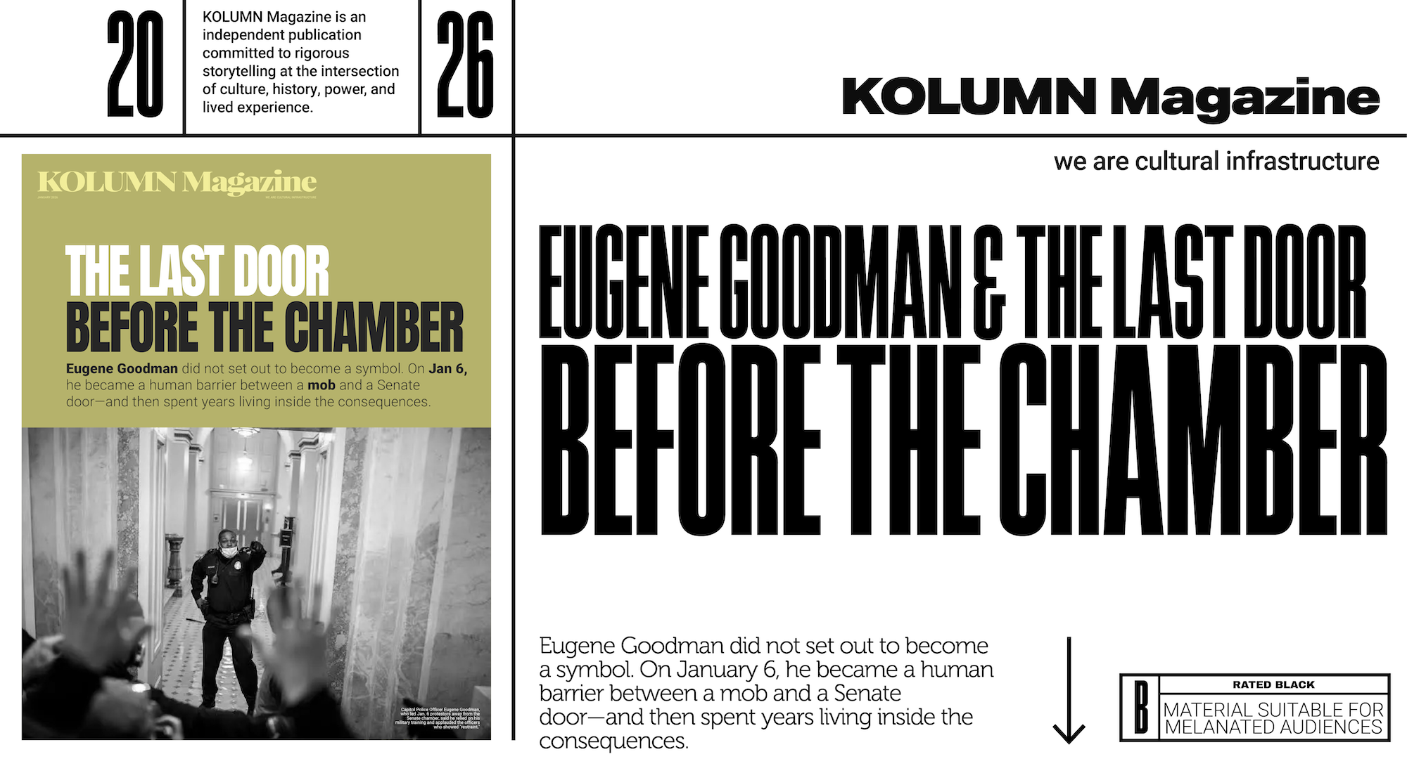 January 6 Insurrection, Jan 6, Jan 6 Riot, Capitol Riot, Eugene Goodman, KOLUMN, African American News, Black News, African American Journalism, Black Journalism, African American History, Black History, African American Art, Black Art, African American Music, Black Music, African American Wealth, Black Wealth, African American Education, Black Education, Historic Black University or College, HBCU