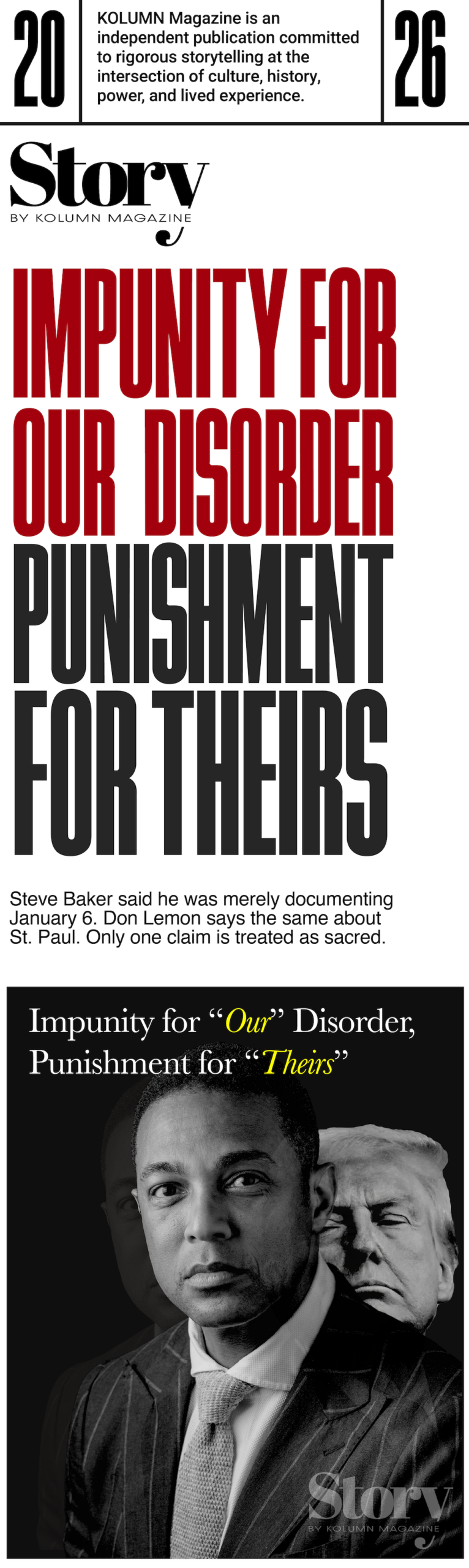 Don Lemon, Steve Baker, Donald Trump, Freedom of the Press, First Amendment, KOLUMN, African American News, Black News, African American Journalism, Black Journalism, African American History, Black History, African American Art, Black Art, African American Music, Black Music, African American Wealth, Black Wealth, African American Education, Black Education, Historic Black University or College, HBCU