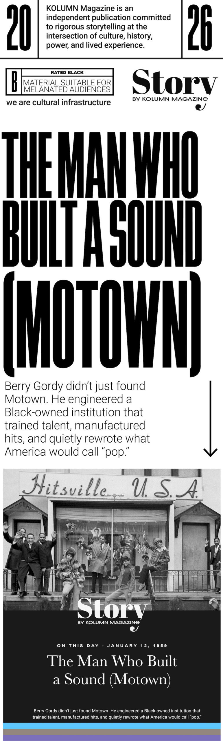 Motown, Barry Gordy, The Supremes, The Matadors, Smokey Robinson, Tamla Records, The Miracles, The Supremes, The Temptations, Marvin Gaye, Stevie Wonder, The Jackson, The Four Tops, KOLUMN, African American News, Black News, African American Journalism, Black Journalism, African American History, Black History, African American Art, Black Art, African American Music, Black Music, African American Wealth, Black Wealth, African American Education, Black Education, Historic Black University or College, HBCU