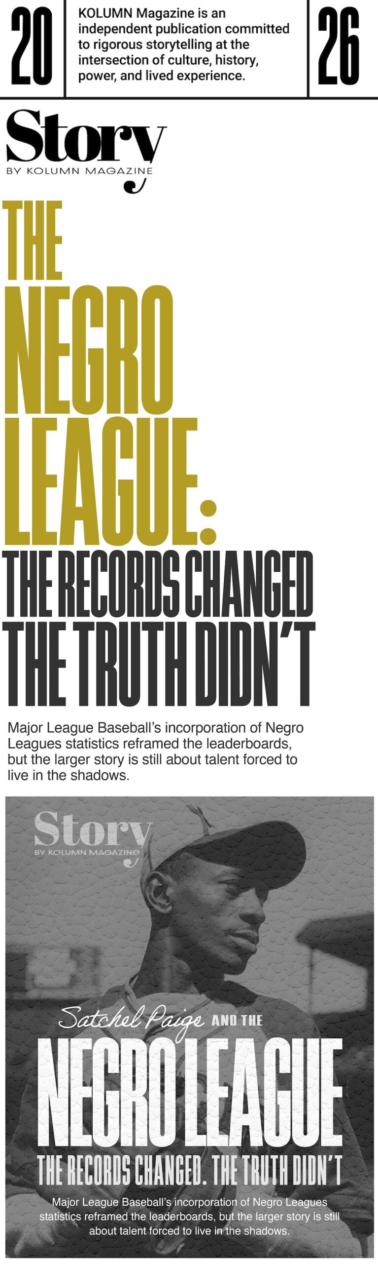 Negro League, Josh Gibson, Satchel Paige, Oscar Charleston, James "Cool Papa" Bell, Walter "Buck" Leonard, Norman "Turkey" Stearnes, Martin Dihigo, Smokey Joe Williams, John Henry "Pop" Lloyd, Monte Irvin, KOLUMN, African American News, Black News, African American Journalism, Black Journalism, African American History, Black History, African American Art, Black Art, African American Music, Black Music, African American Wealth, Black Wealth, African American Education, Black Education, Historic Black University or College, HBCU