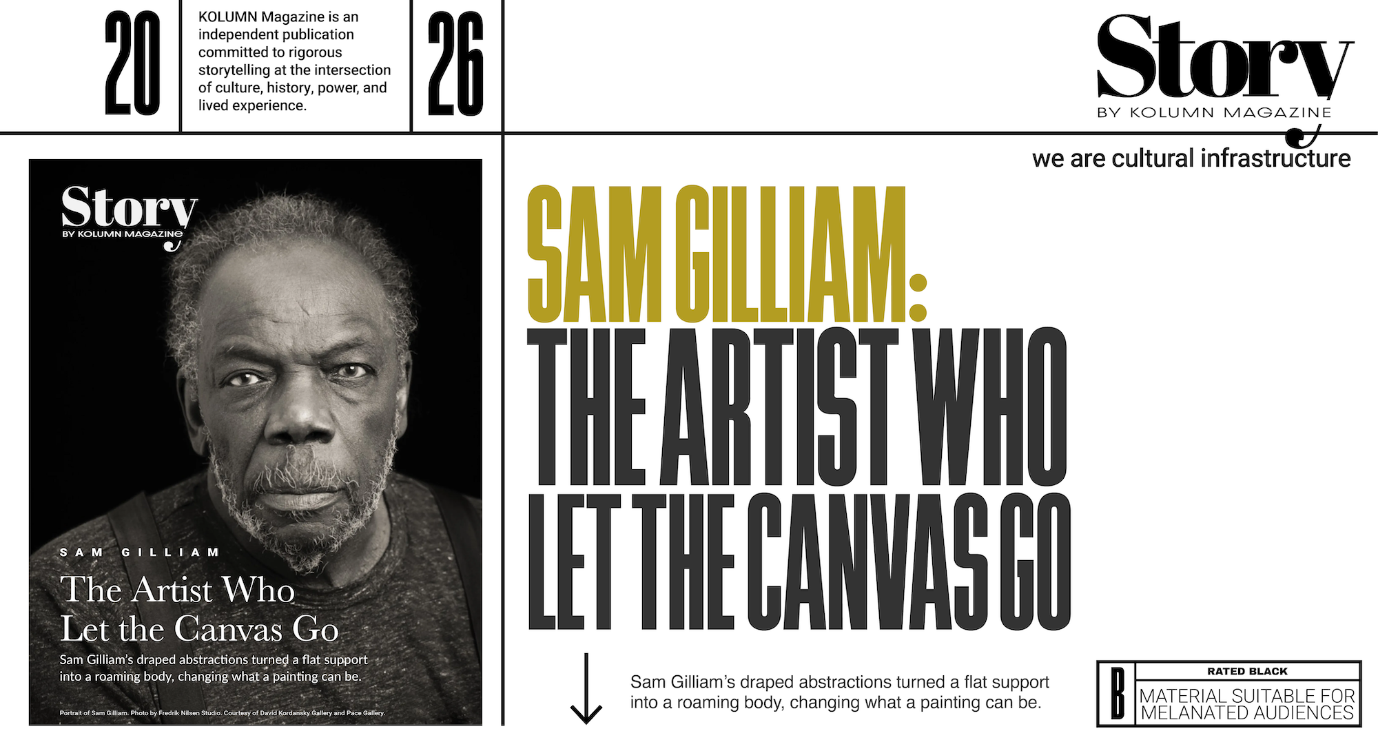 Sam Gilliam, KOLUMN, African American News, Black News, African American Journalism, Black Journalism, African American History, Black History, African American Art, Black Art, African American Music, Black Music, African American Wealth, Black Wealth, African American Education, Black Education, Historic Black University or College, HBCU