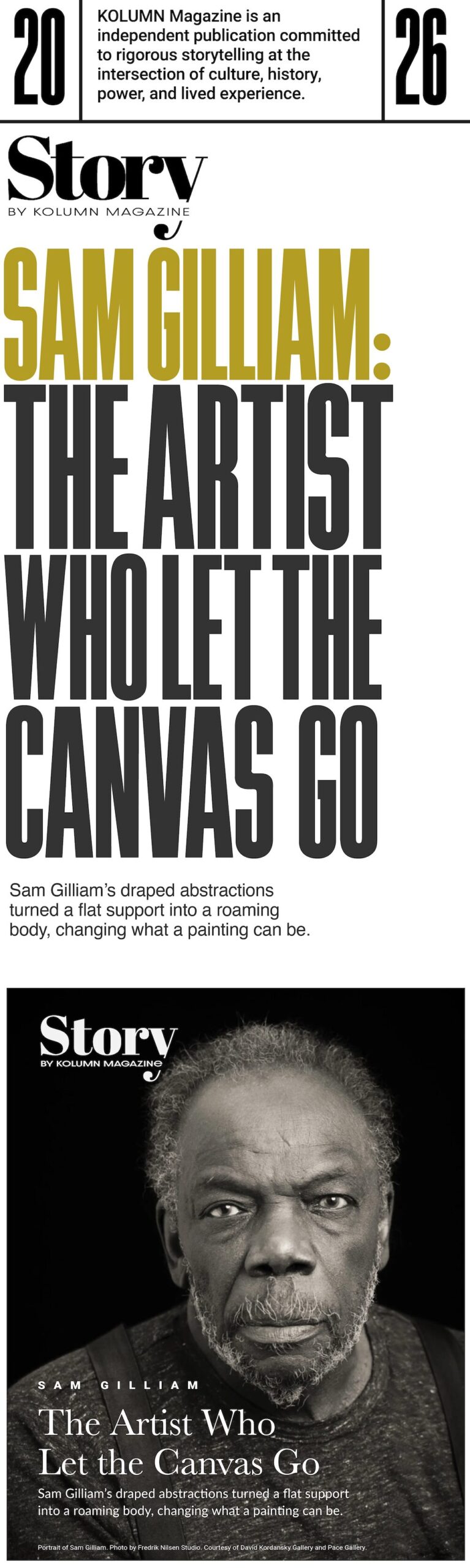 Sam Gilliam, KOLUMN, African American News, Black News, African American Journalism, Black Journalism, African American History, Black History, African American Art, Black Art, African American Music, Black Music, African American Wealth, Black Wealth, African American Education, Black Education, Historic Black University or College, HBCU