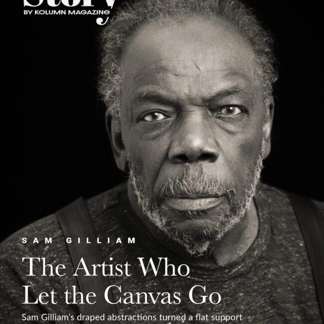 Sam Gilliam, KOLUMN, African American News, Black News, African American Journalism, Black Journalism, African American History, Black History, African American Art, Black Art, African American Music, Black Music, African American Wealth, Black Wealth, African American Education, Black Education, Historic Black University or College, HBCU