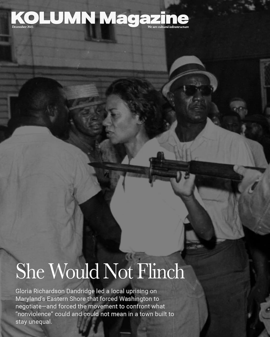Gloria Richardson, Gloria Richardson Dandridge, Cambridge Movement, Civil Rights, Civil Rights Era, KOLUMN, African American News, Black News, African American Journalism, Black Journalism, African American History, Black History, African American Art, Black Art, African American Music, Black Music, African American Wealth, Black Wealth, African American Education, Black Education, Historic Black University or College, HBCU