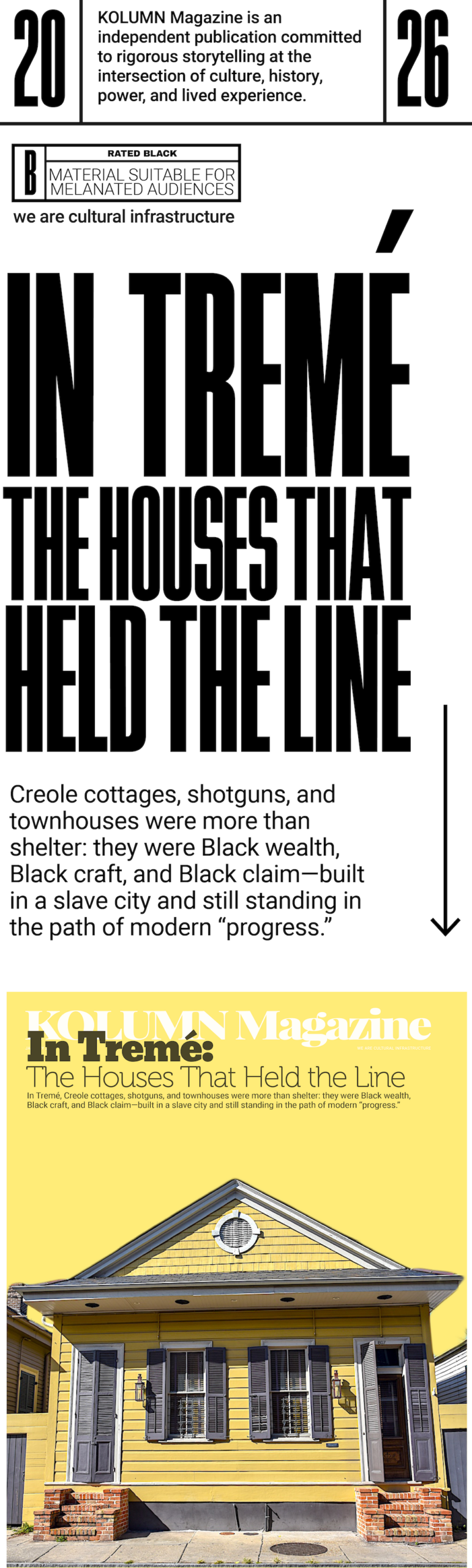 Tremé, Tremé Architecture, Tremé Culture, Tremé Historic District, Jean-Louis Dolliole, KOLUMN, African American News, Black News, African American Journalism, Black Journalism, African American History, Black History, African American Art, Black Art, African American Music, Black Music, African American Wealth, Black Wealth, African American Education, Black Education, Historic Black University or College, HBCU