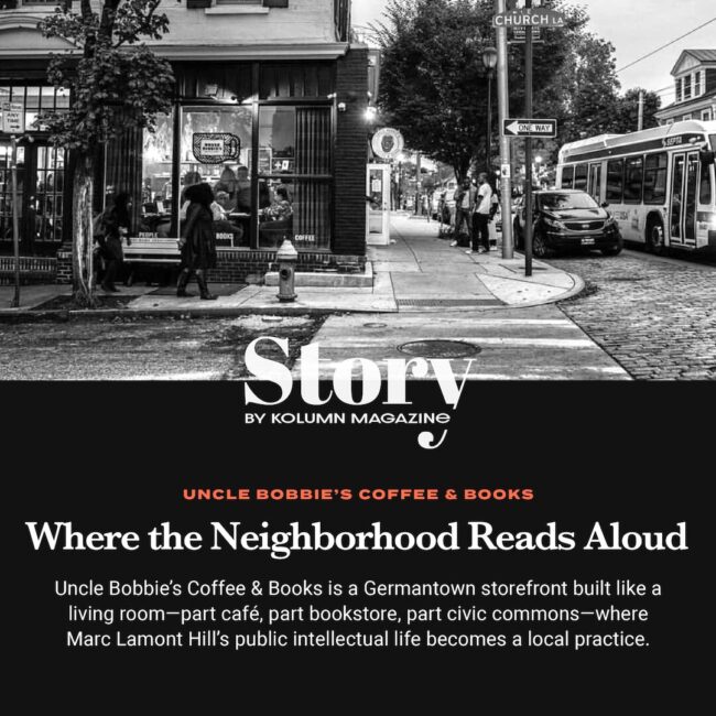 Marc Lamont Hill, Uncle Bobbie's Coffee & Books, KOLUMN, African American News, Black News, African American Journalism, Black Journalism, African American History, Black History, African American Art, Black Art, African American Music, Black Music, African American Wealth, Black Wealth, African American Education, Black Education, Historic Black University or College, HBCU