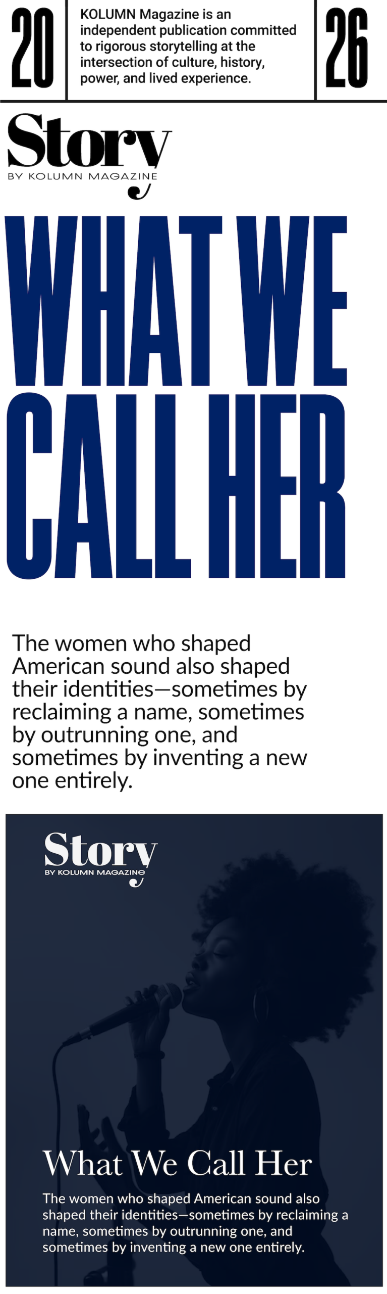 What We Call Her, Etta James, Billie Holiday, Nina Simone, Patti LaBelle, Josephine Baker, Diana Ross, Chaka Khan, Tina Turner, Donna Summer, KOLUMN, African American News, Black News, African American Journalism, Black Journalism, African American History, Black History, African American Art, Black Art, African American Music, Black Music, African American Wealth, Black Wealth, African American Education, Black Education, Historic Black University or College, HBCU
